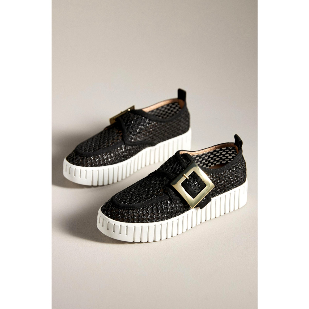 Anthropologie Silent D Bravissimo Black Flats - New 41 EU (11 US)